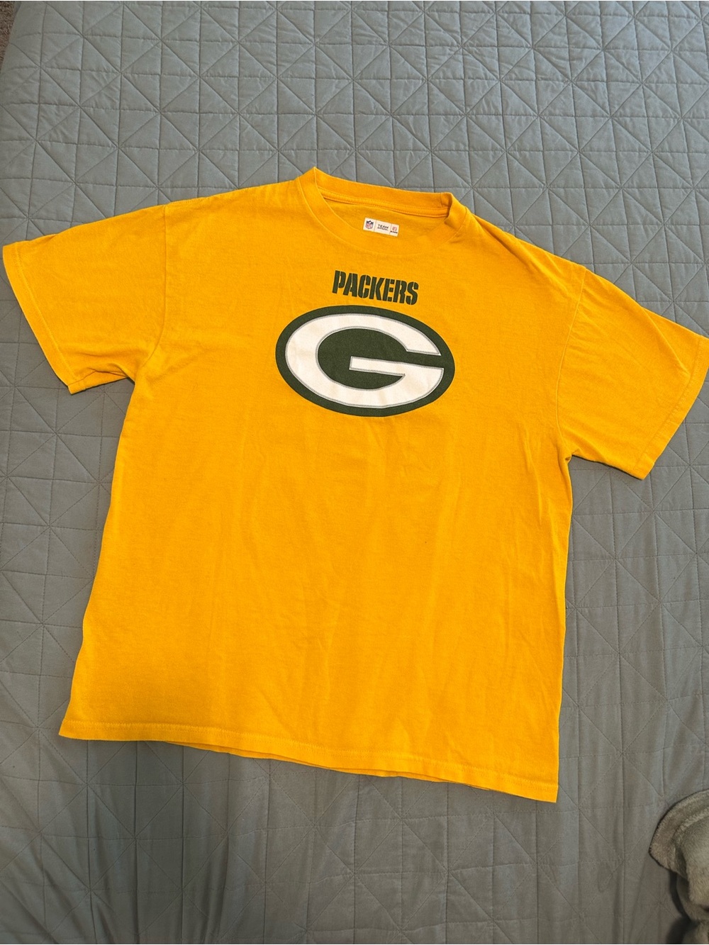 NFL Green Bay Packers Yellow Short-Sleeve Logo Tee